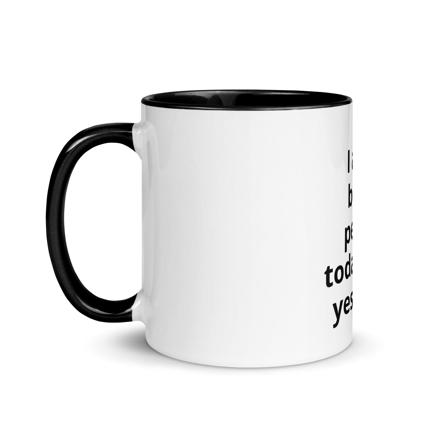 White Coffee Cups Teacups with Black Accent