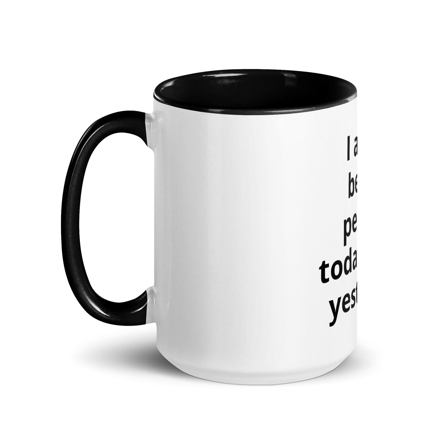White Coffee Cups Teacups with Black Accent