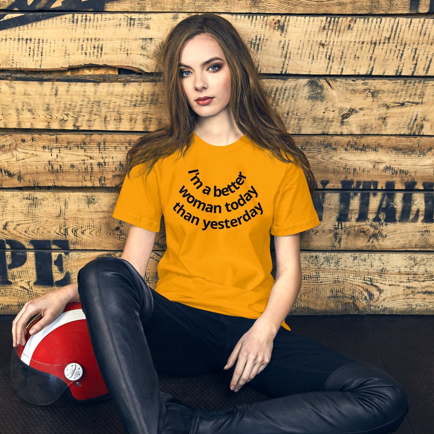 Gold Women T-Shirts Inspirational T-Shirts