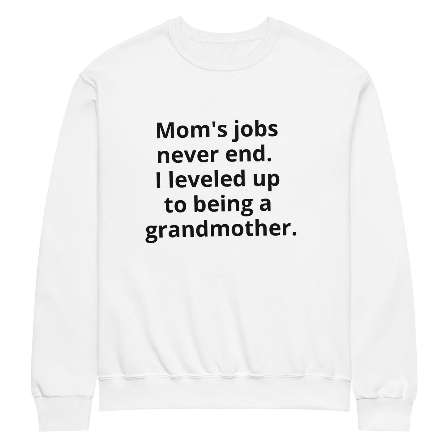 White Sweatshirt Crew neck - White - S