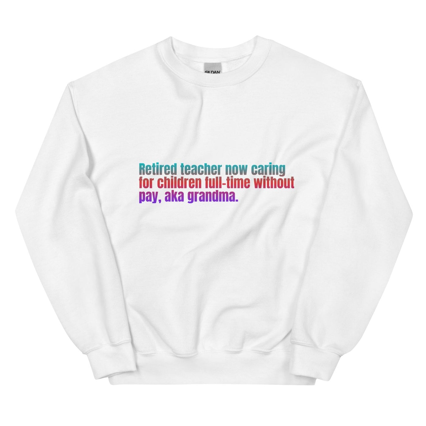 White Sweatshirt - White - 5XL