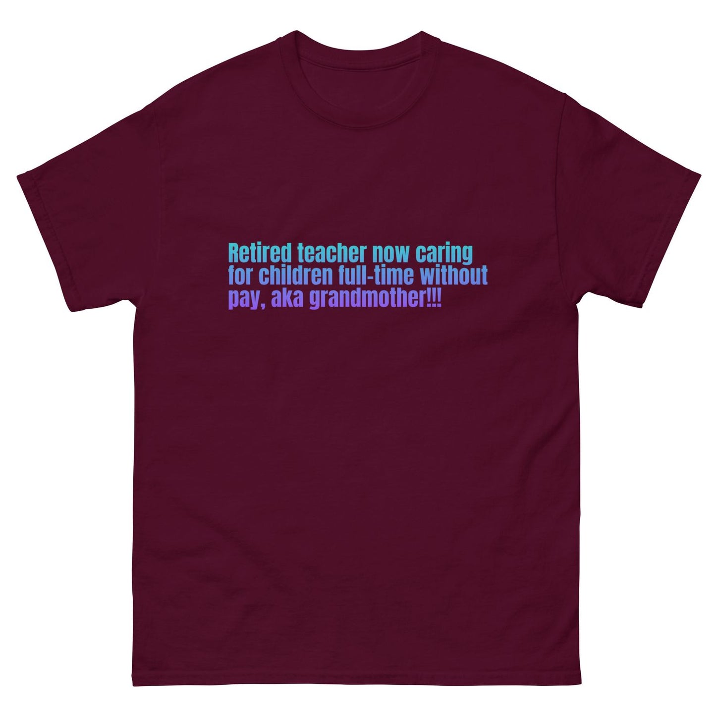 Purple T-Shirt - Maroon - 5XL