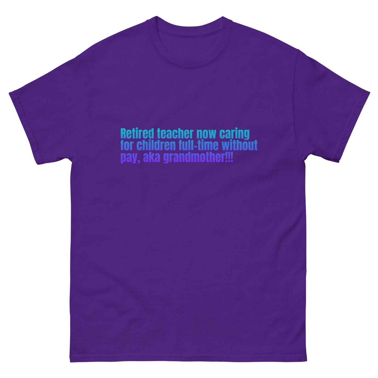 Black T-Shirt - Purple - 2XL