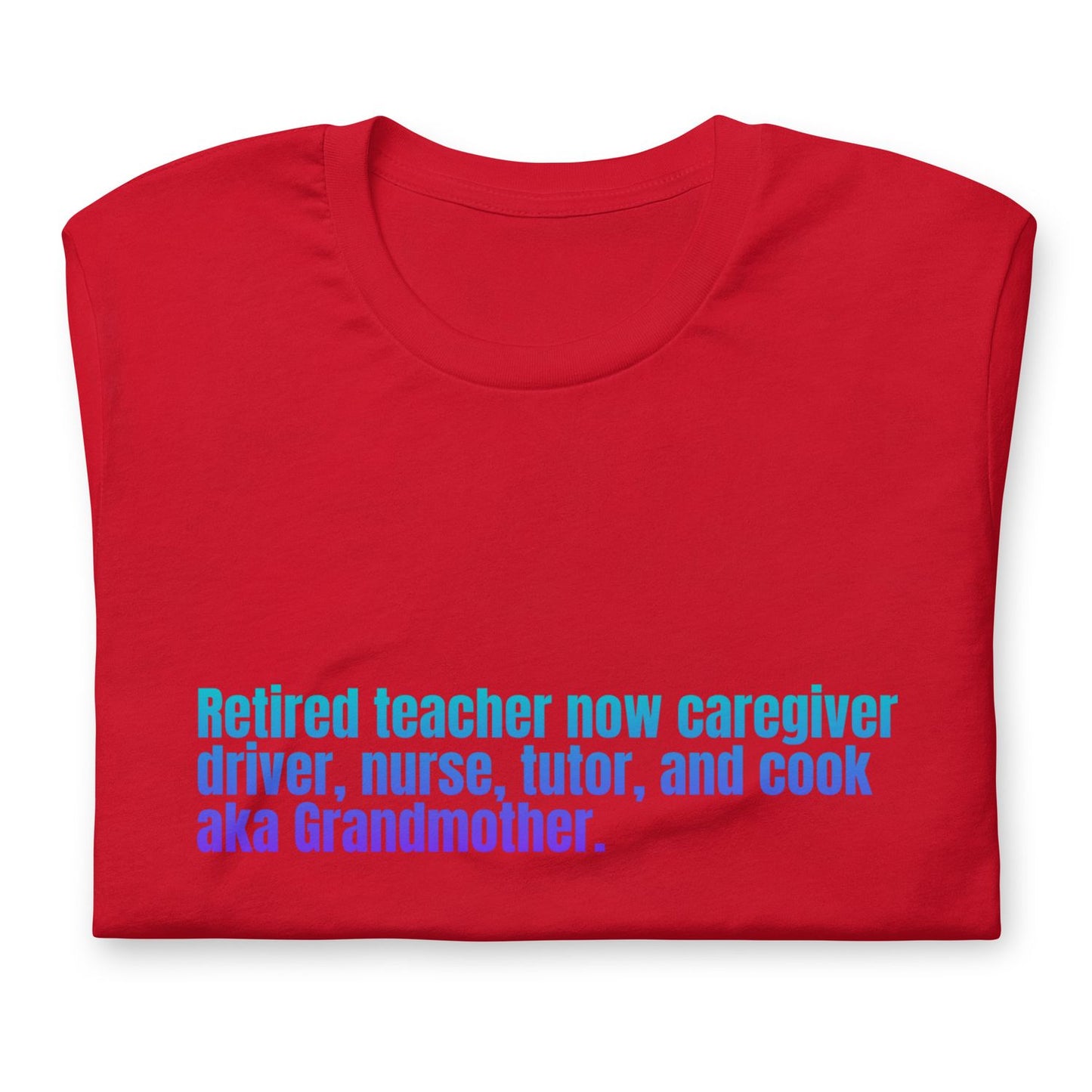 Blue T-Shirt - Red - 2XL