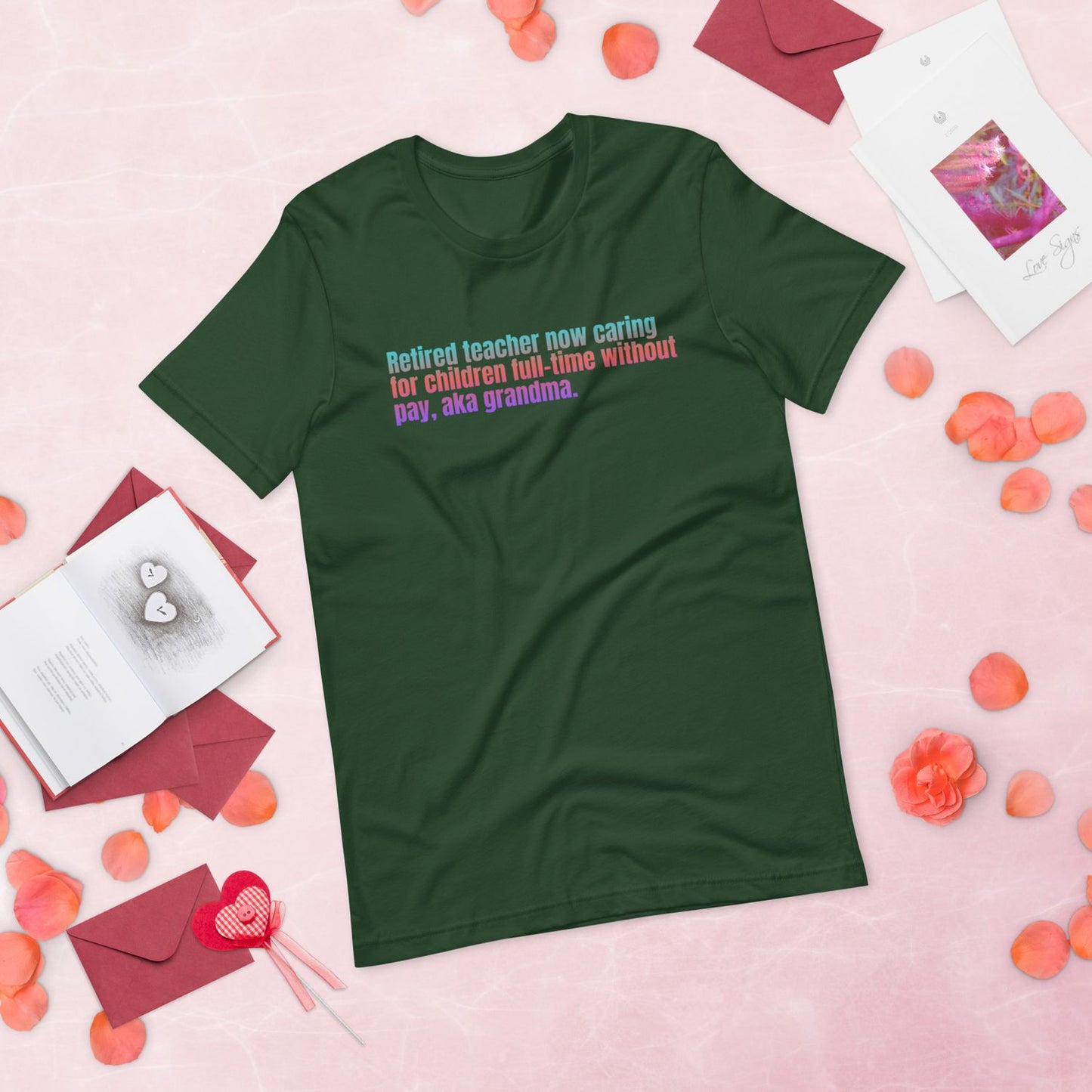 Green T-Shirt - Forest Green - M
