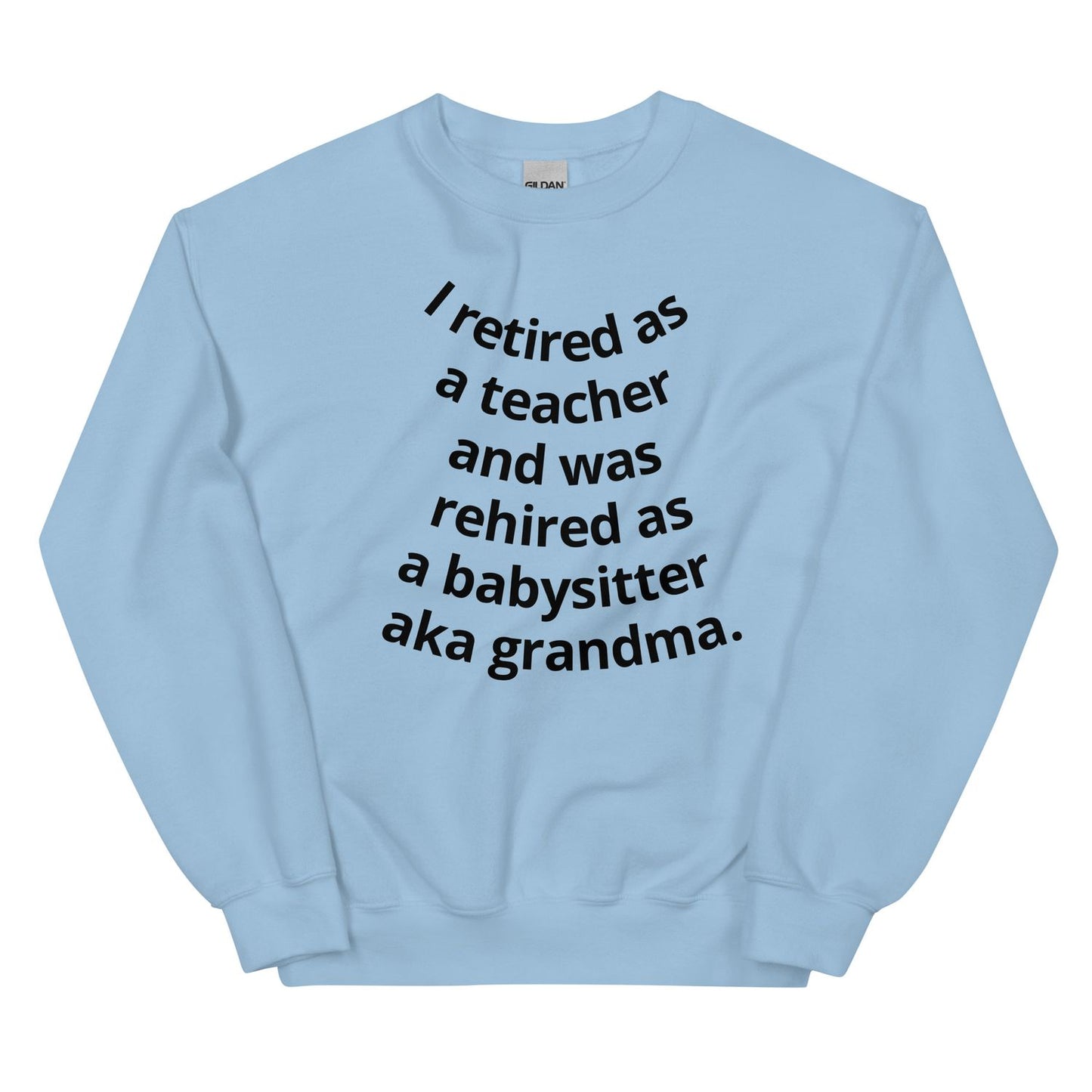 Pink Sweatshirt - Light Blue - 2XL