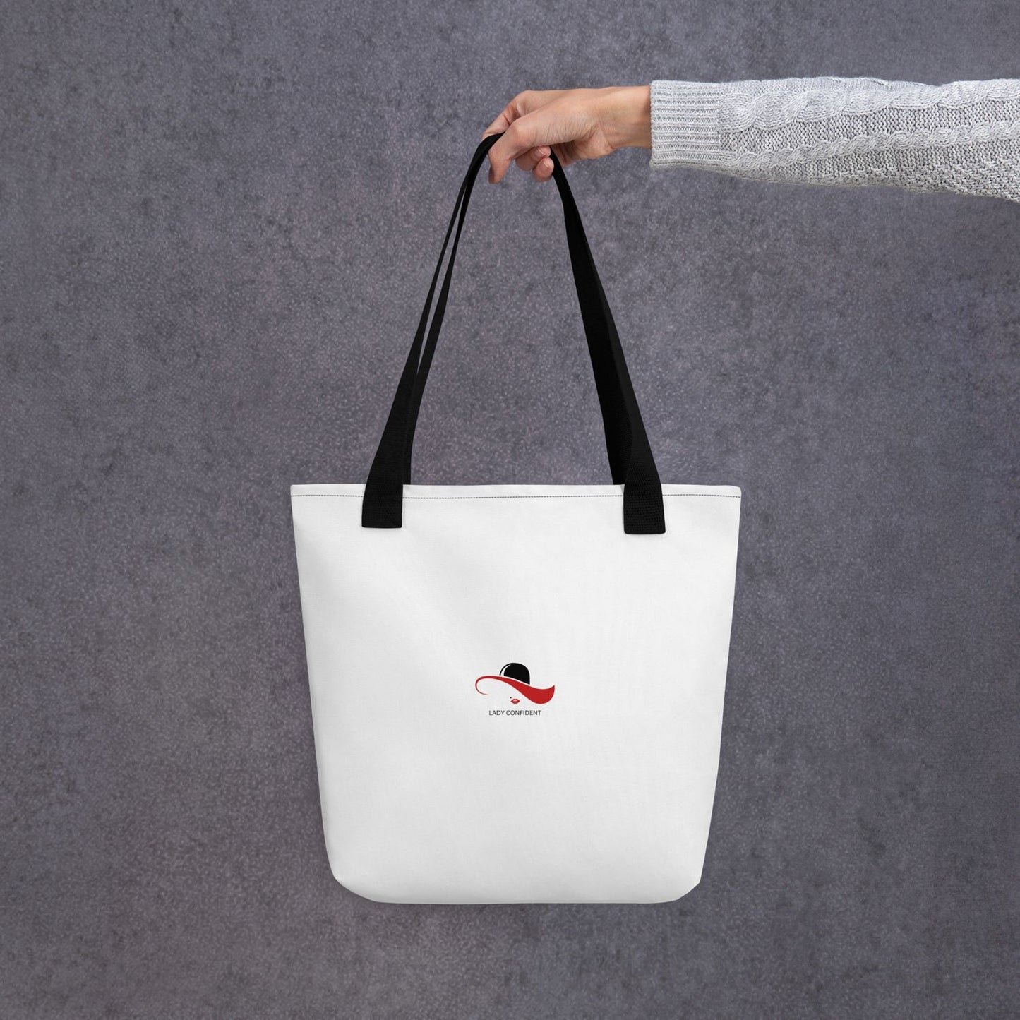 White Lady Confident Tote bag