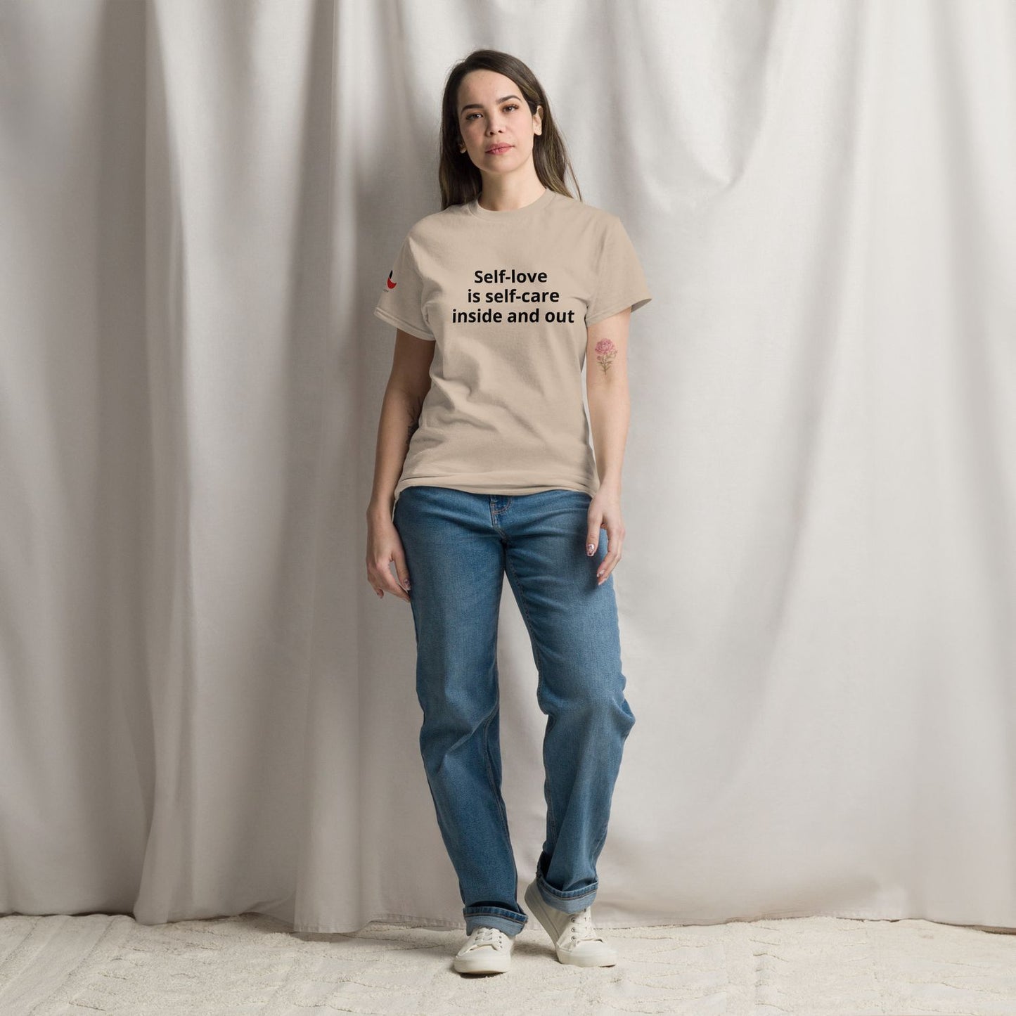 Light Blue T-Shirt - Sand - S