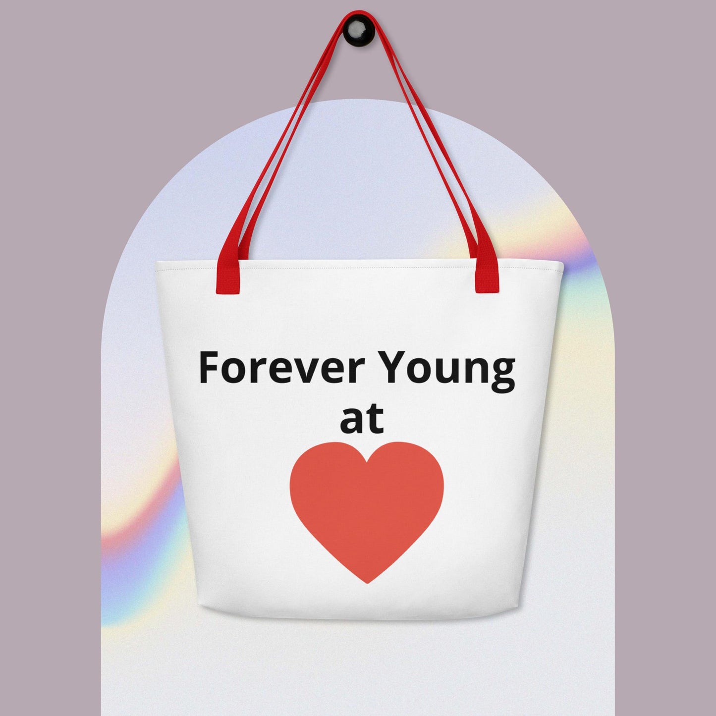 White Large Tote Bag