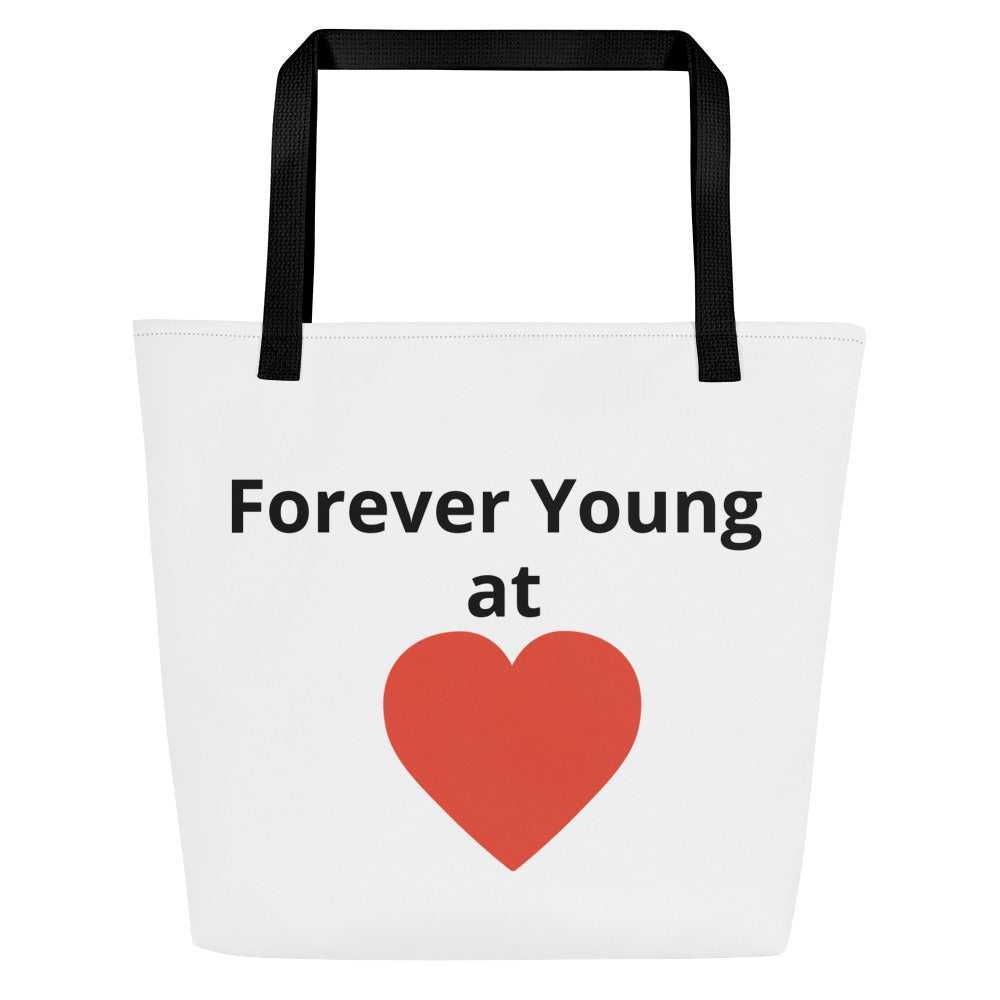 White Large Tote Bag