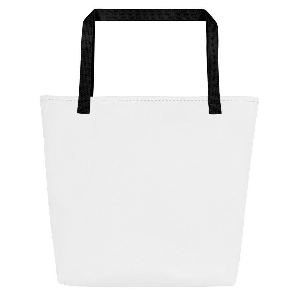 White Large Tote Bag
