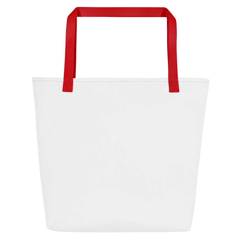 White Large Tote Bag