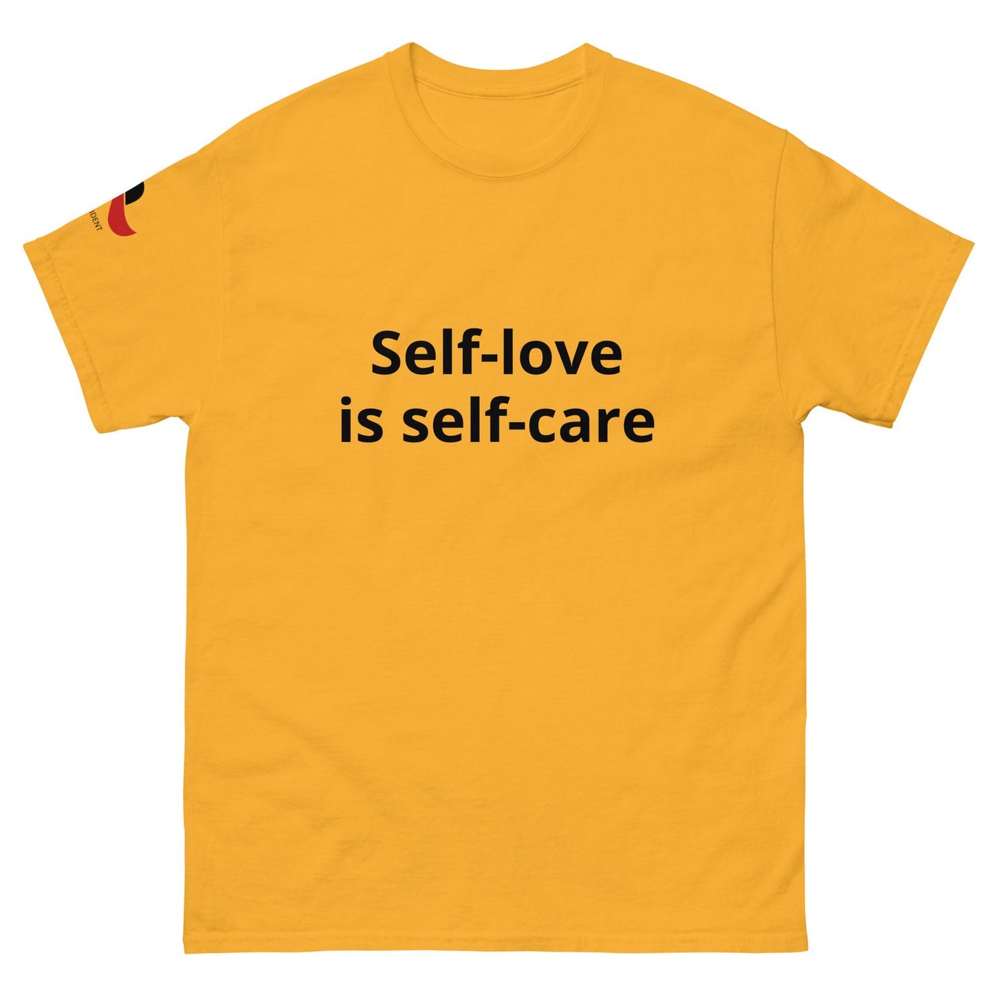White T-Shirt - Gold - 3XL