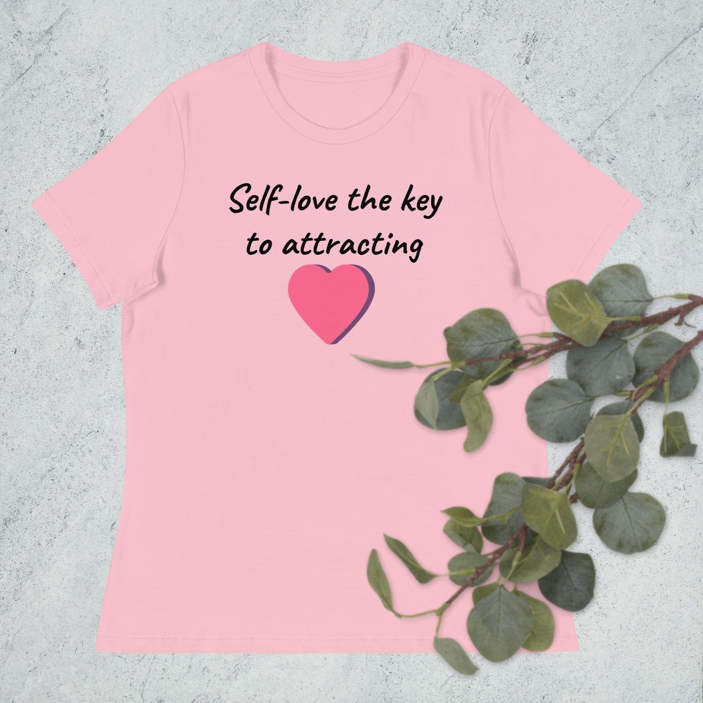 White T-Shirt - Pink - XL