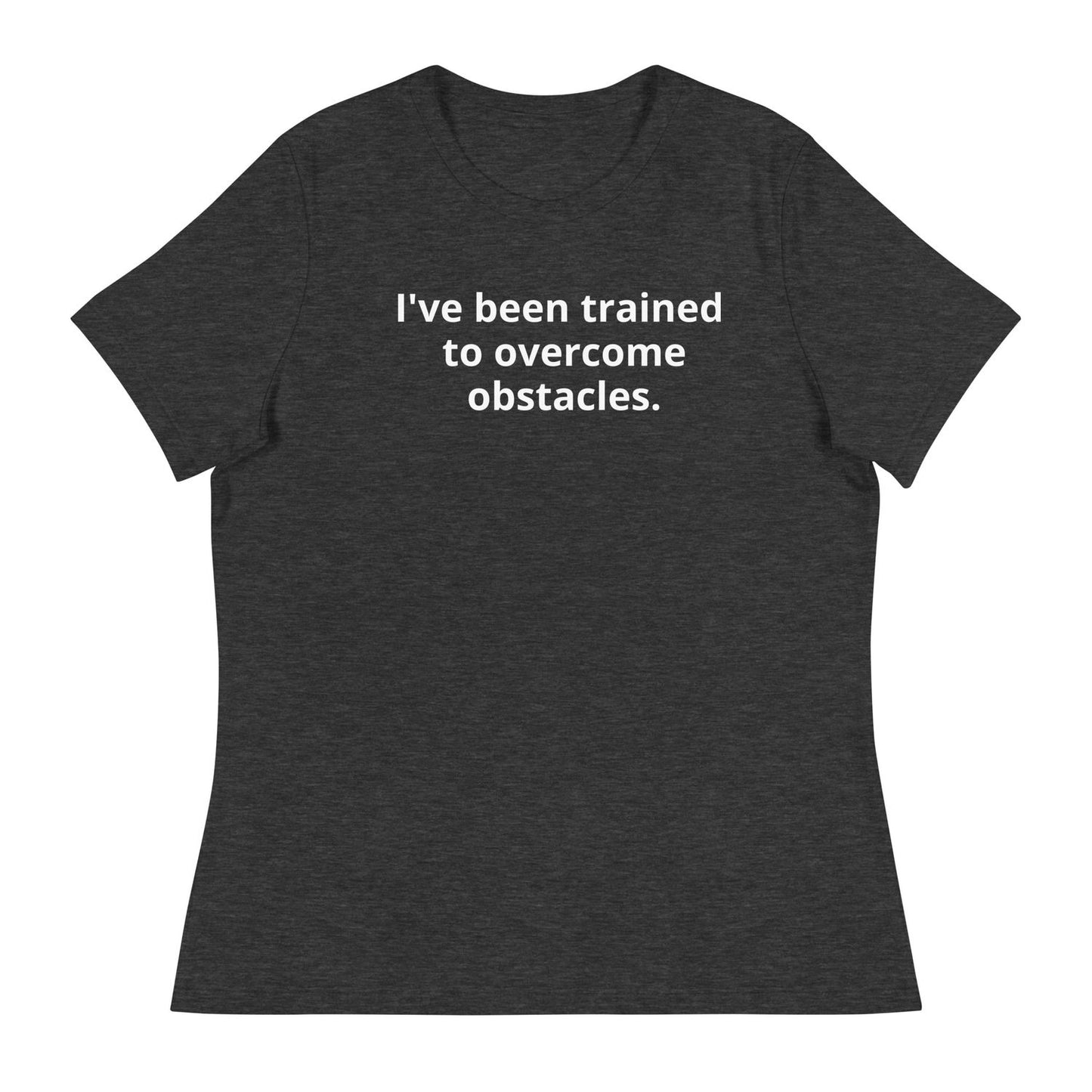 Navy Blue T-Shirt - Dark Grey Heather - M