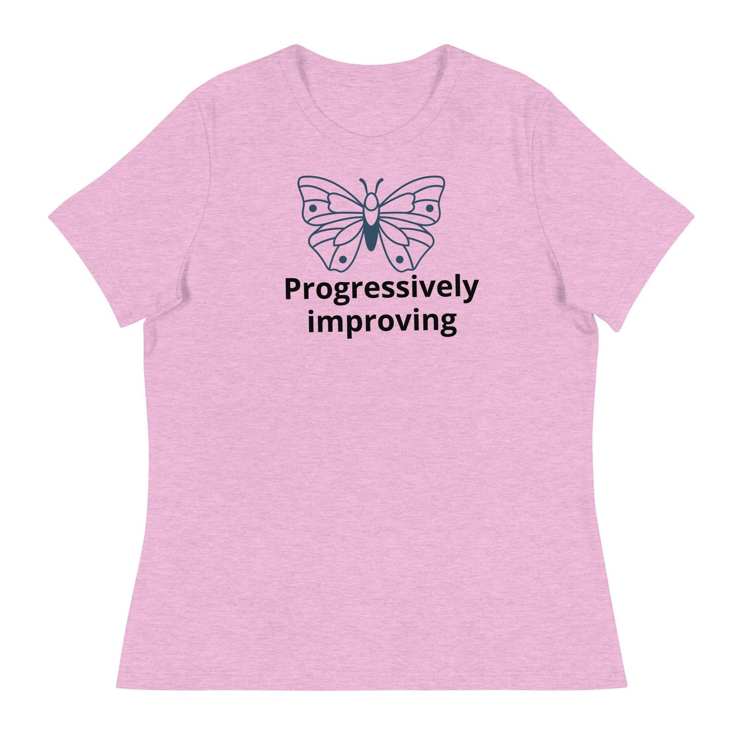 White T-Shirt - Heather Prism Lilac - 3XL