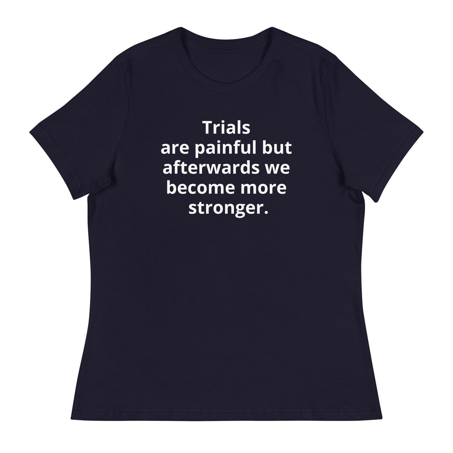Grey T-Shirt - XL - Navy Blue