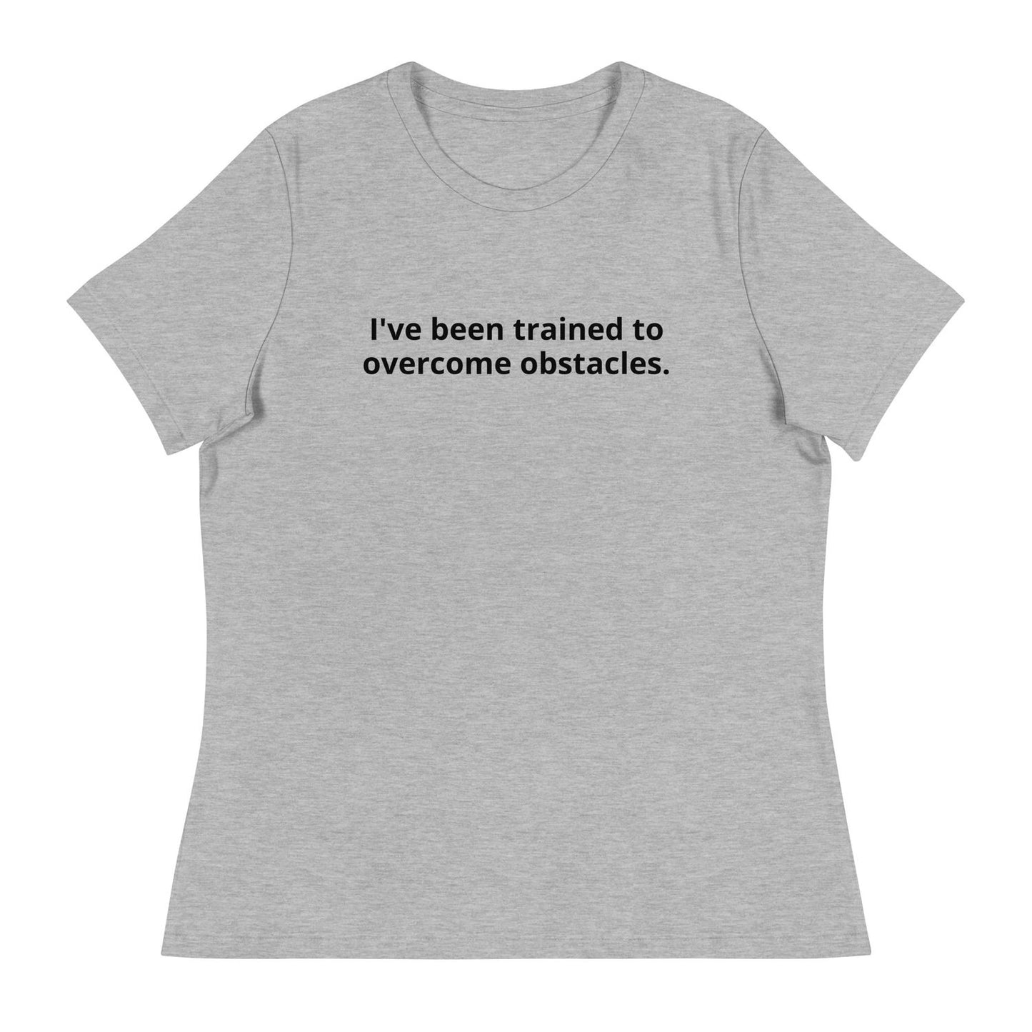 White T-Shirt - S - Athletic Heather