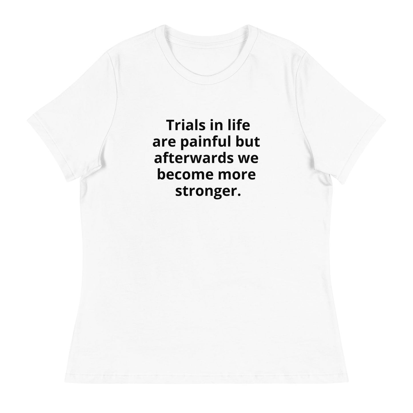 Blue T-Shirt - White - S
