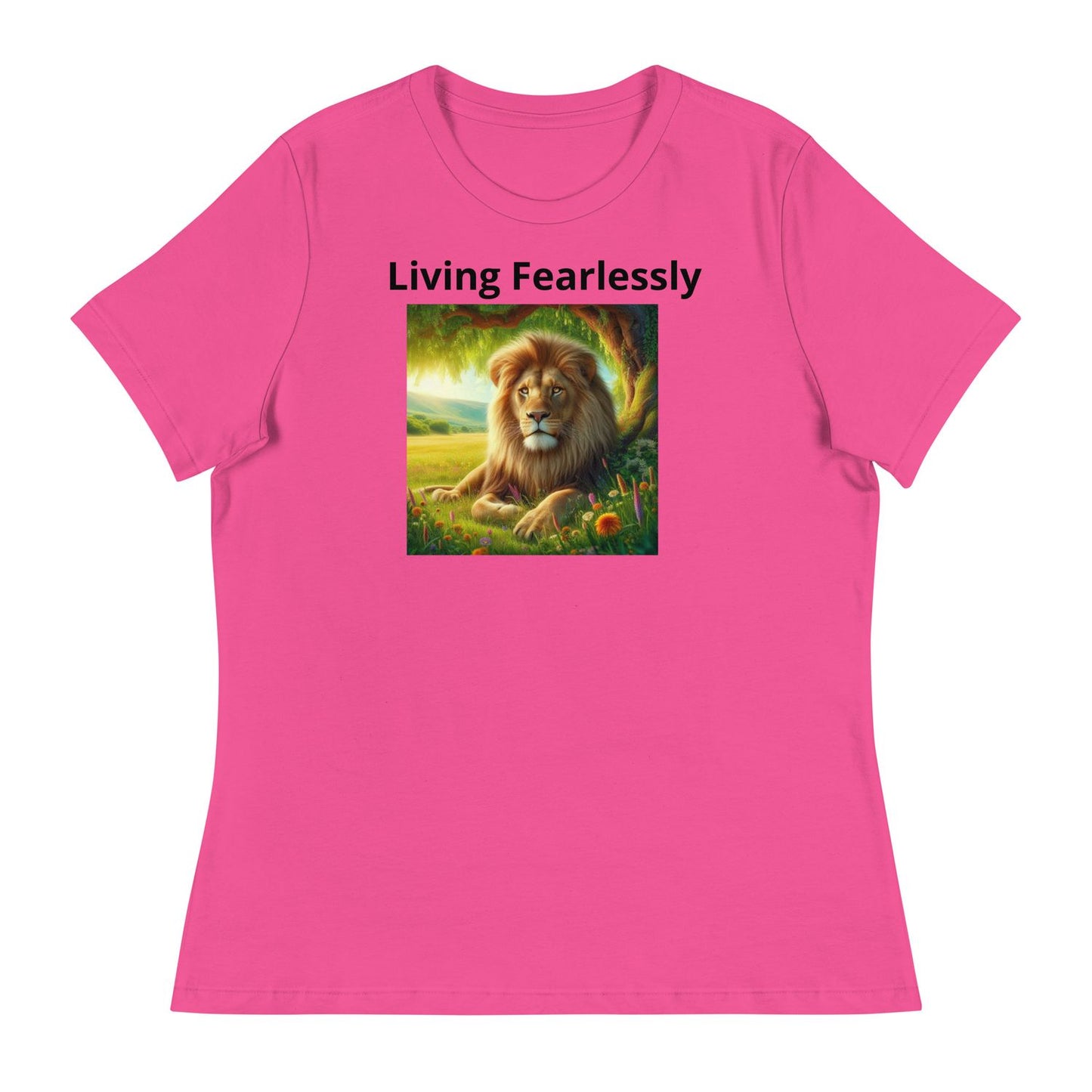 Women's Blue T-Shirt - Berry - L