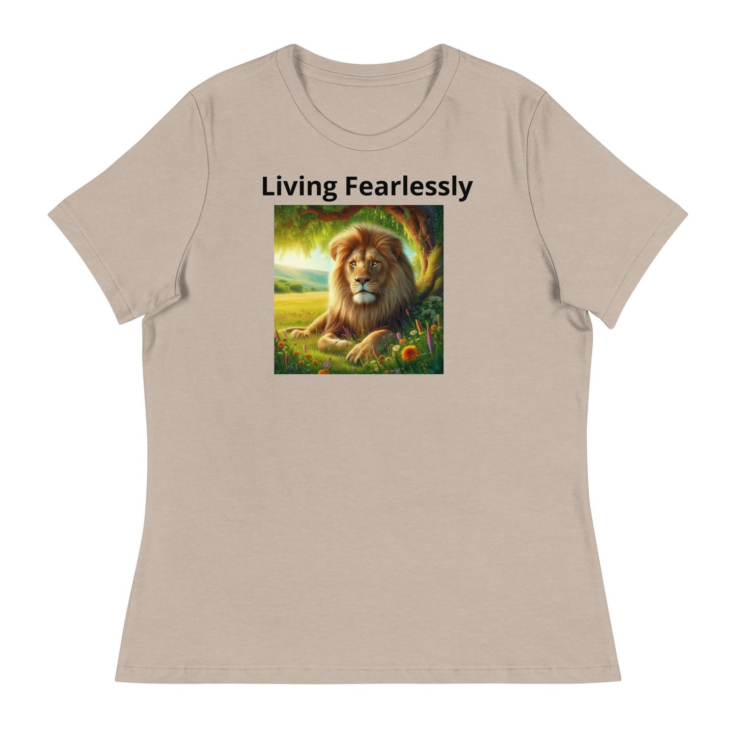 Women's Blue T-Shirt - Heather Stone - S