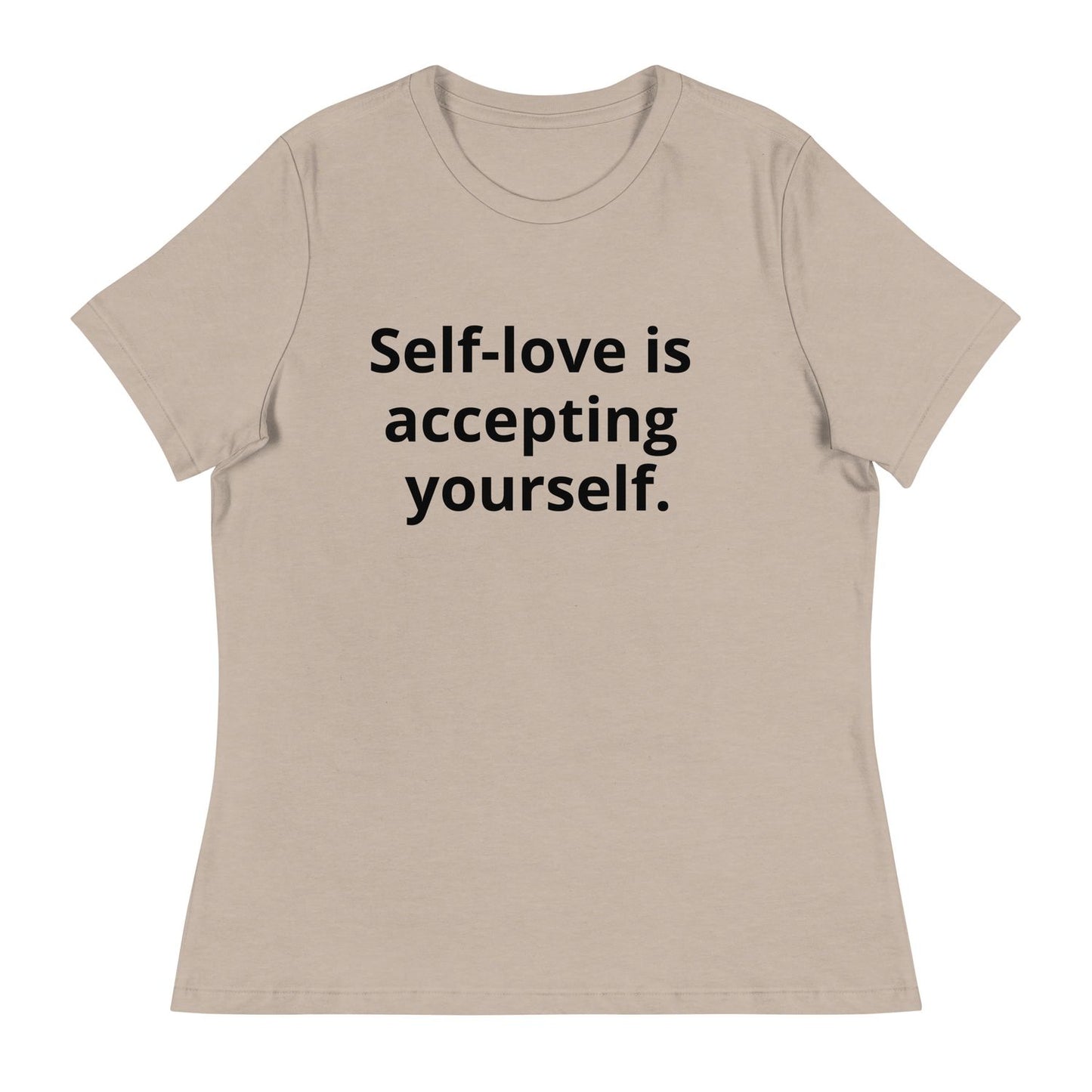 Women's Blue T-Shirt - Heather Stone - S