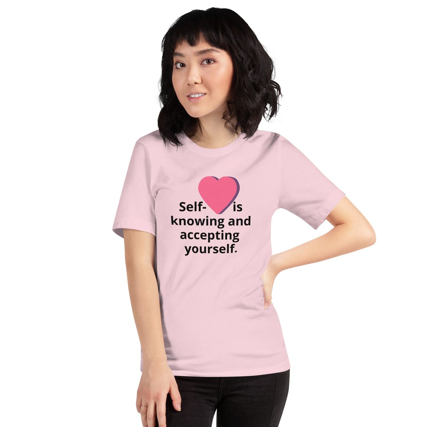 Gray T-Shirt - Soft Pink - XL