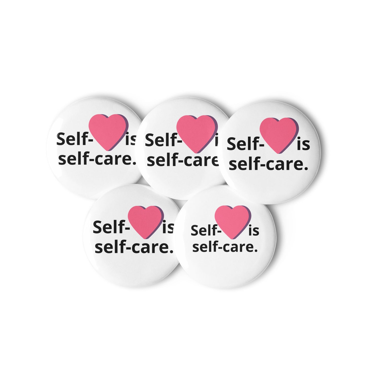 Set of Self-love Pin Buttons