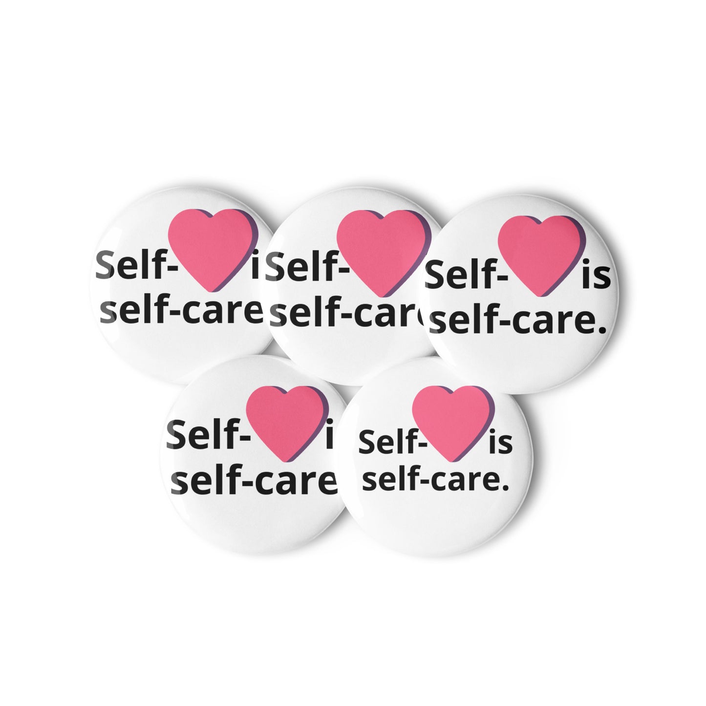 Set of Self-love Pin Buttons