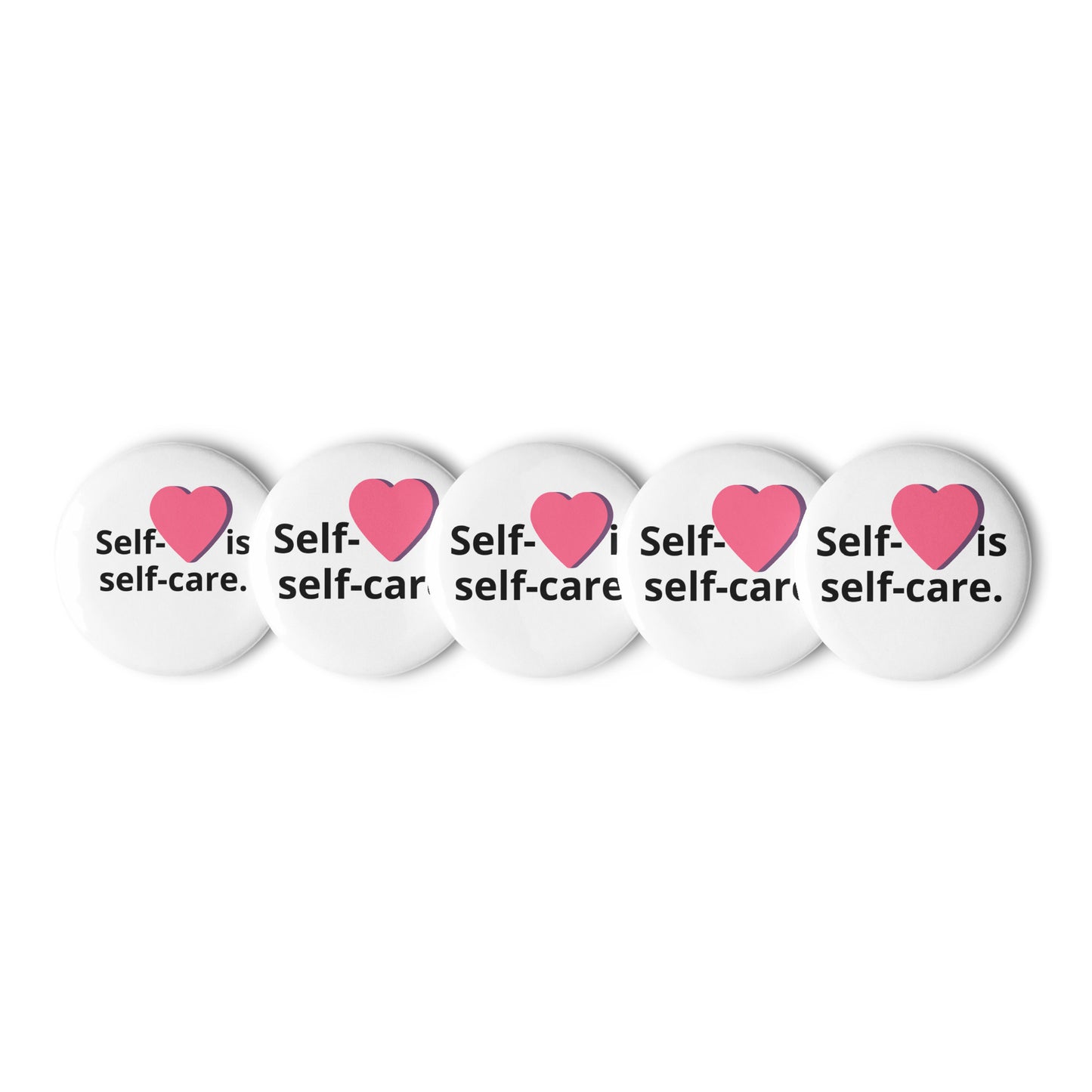 Set of Self-love Pin Buttons