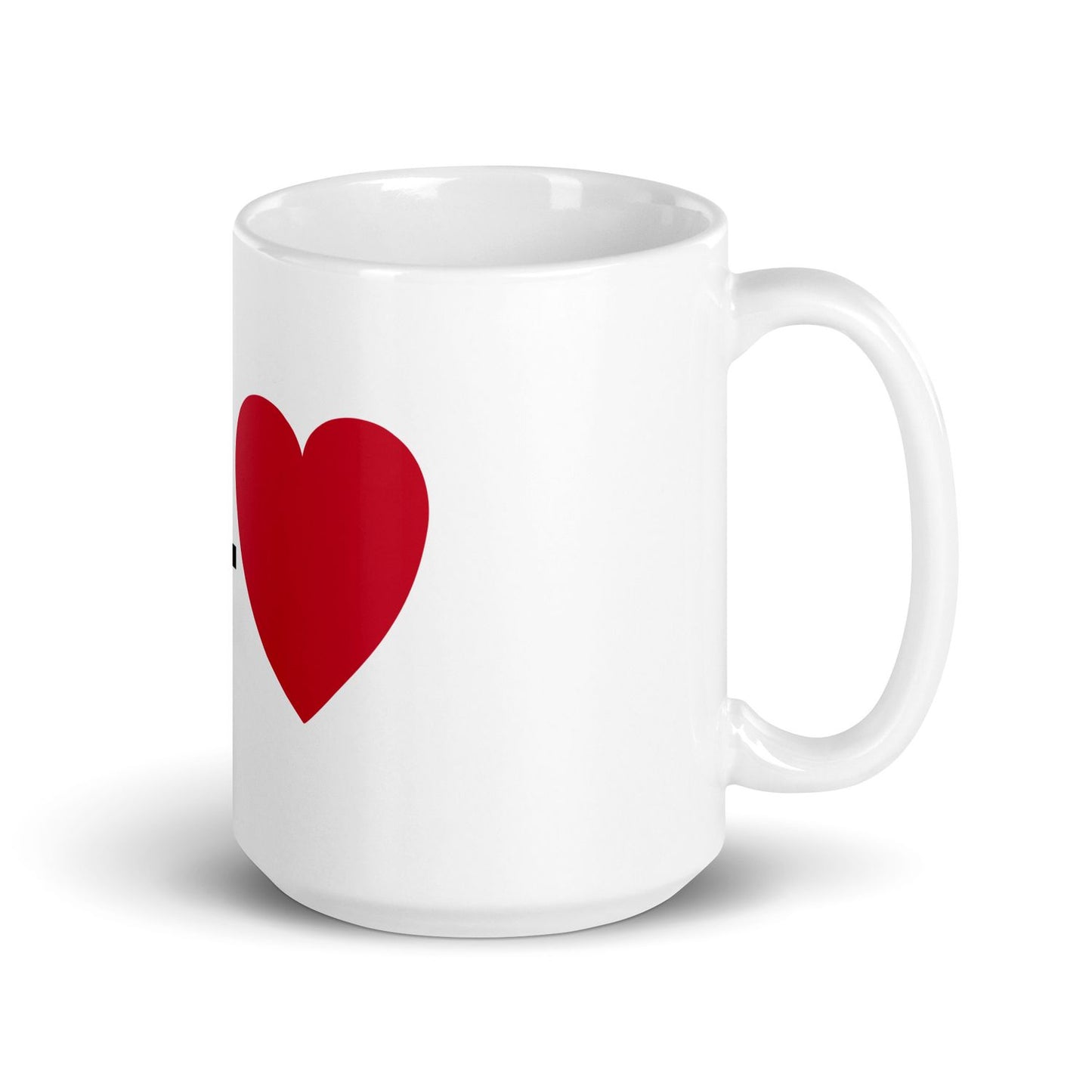White Coffee Cup - 15 oz