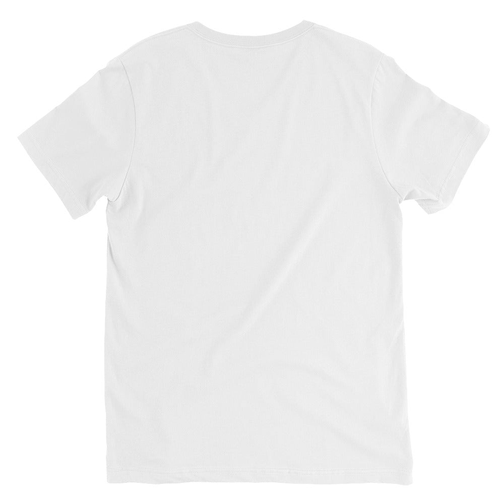 White Short Sleeve V-Neck T-Shirt