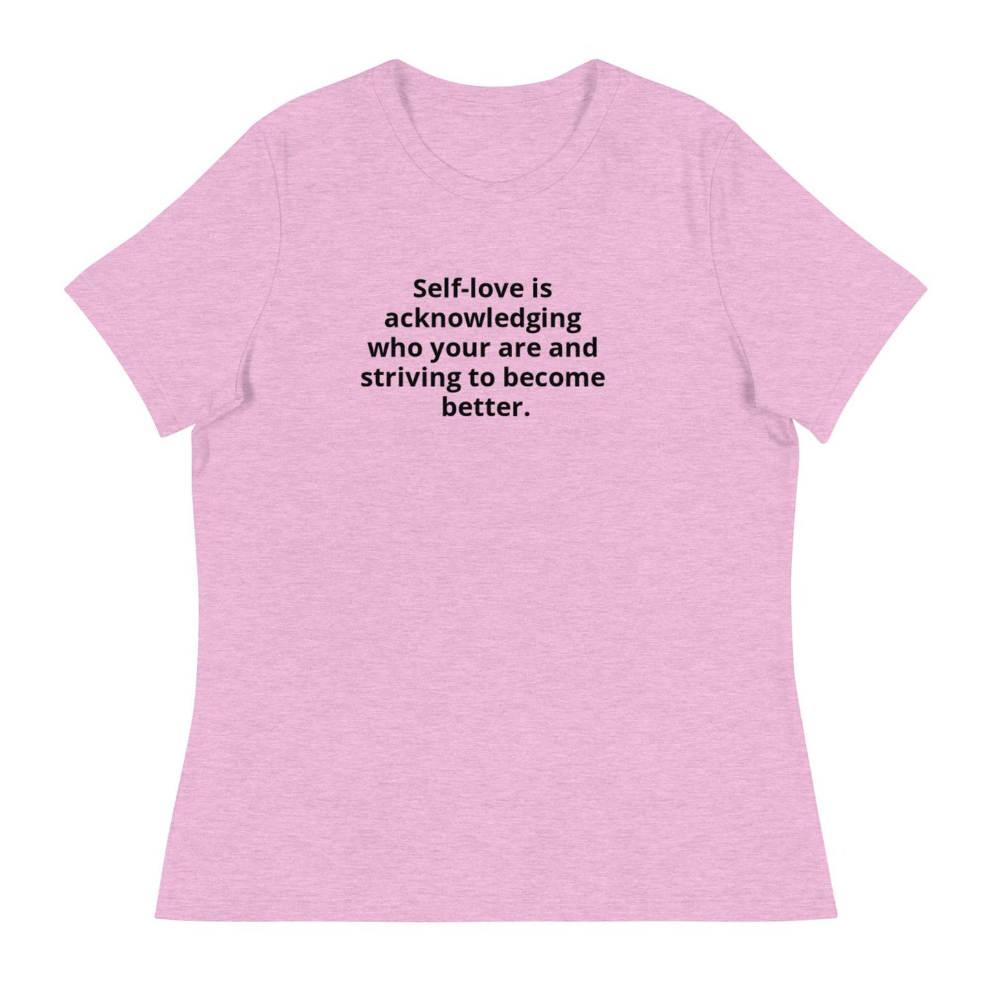 Women's Blue T-Shirt - Heather Prism Lilac - M