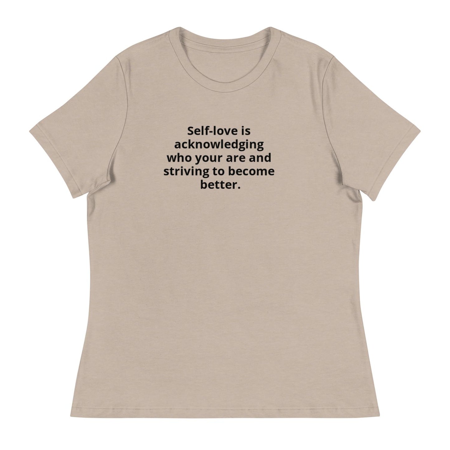 Women's Blue T-Shirt - Heather Stone - M