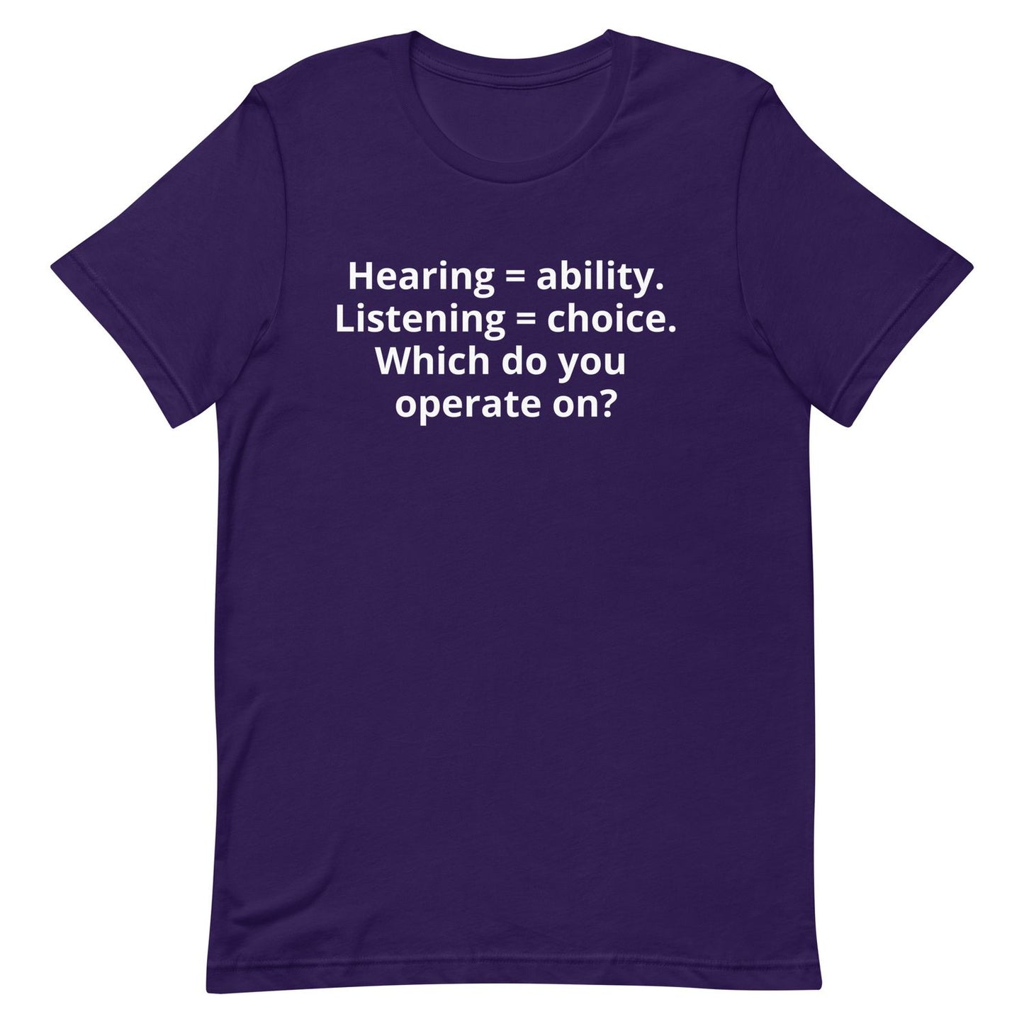 Black T-Shirt - Team Purple