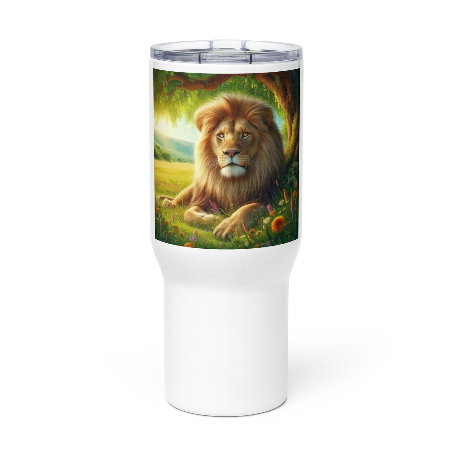 White Travel Cup