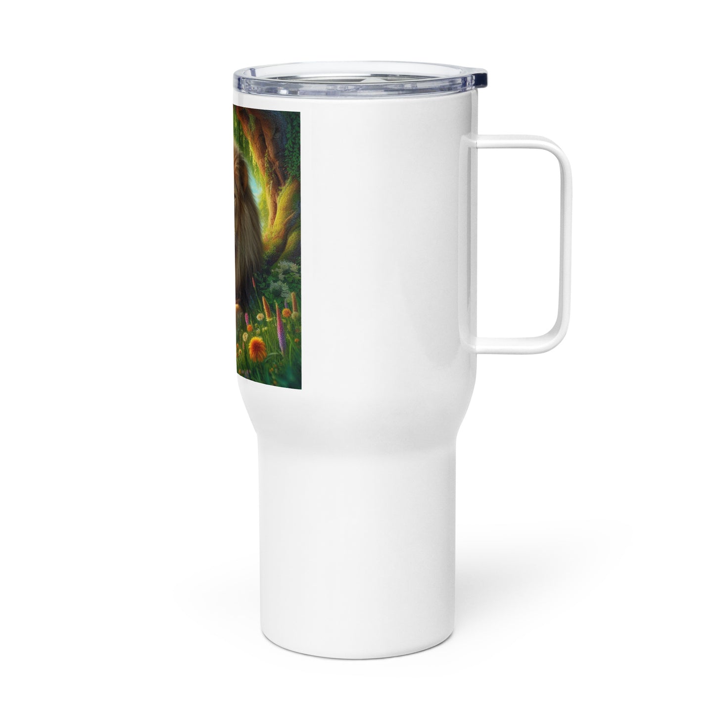 White Travel Cup