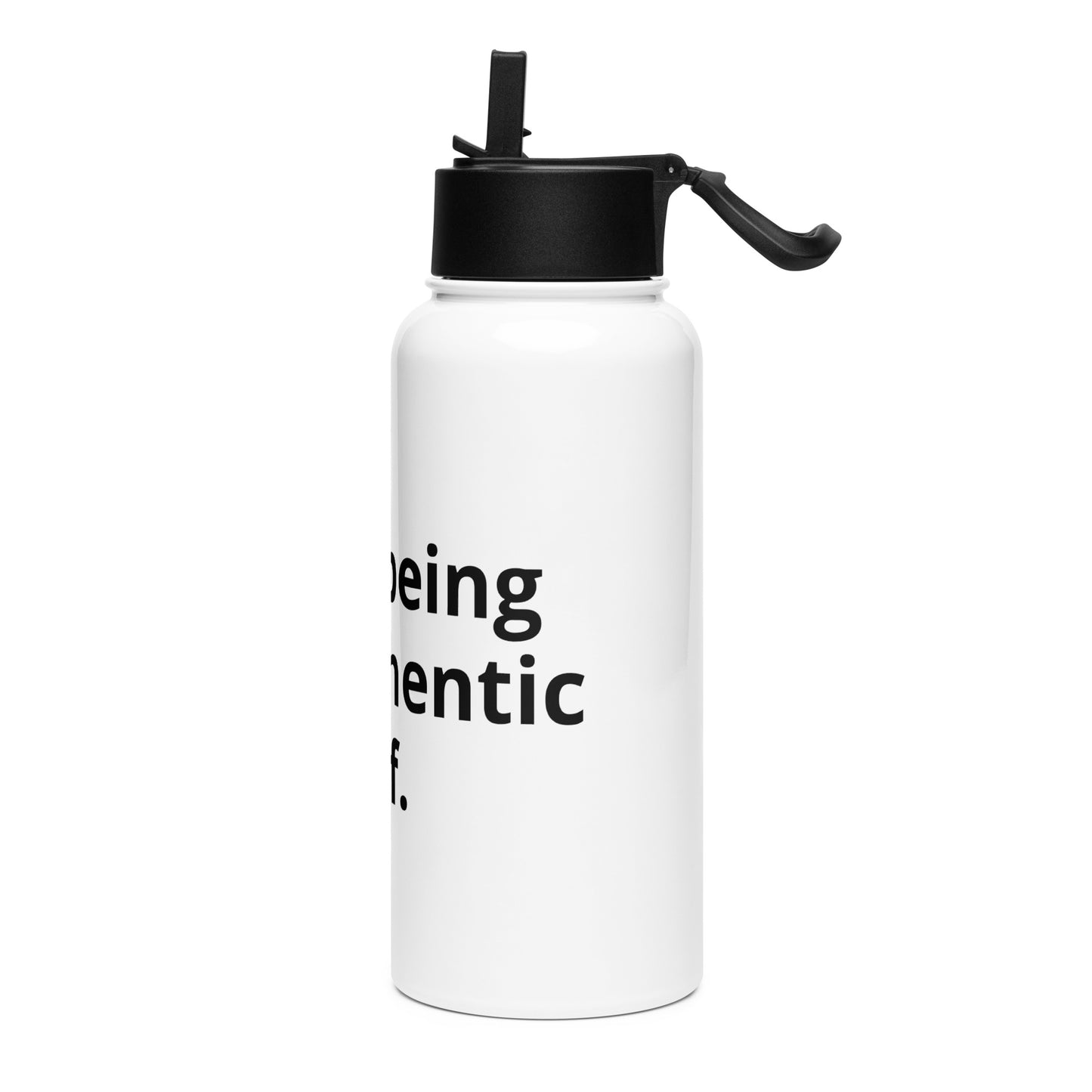 White Stainless-steel Water Bottle