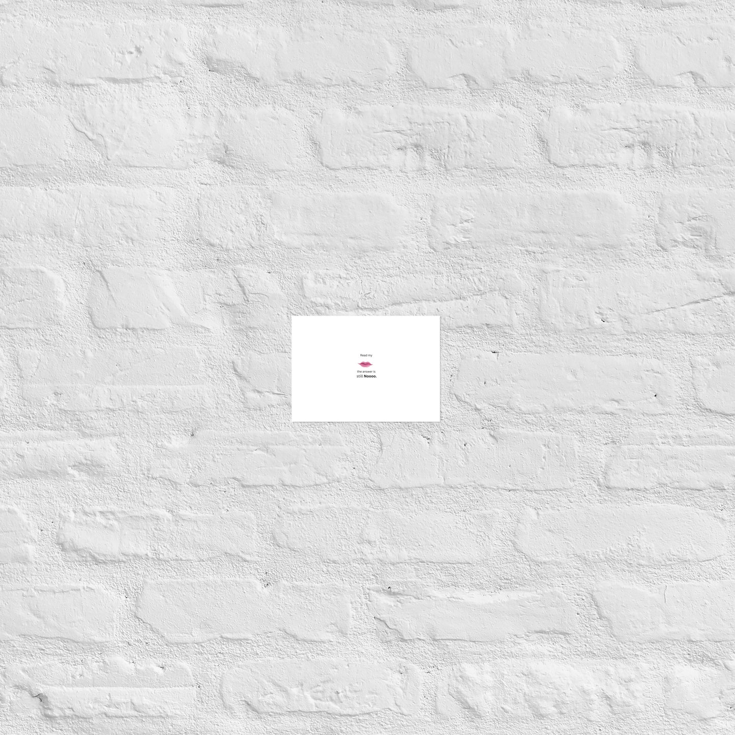 White Poster