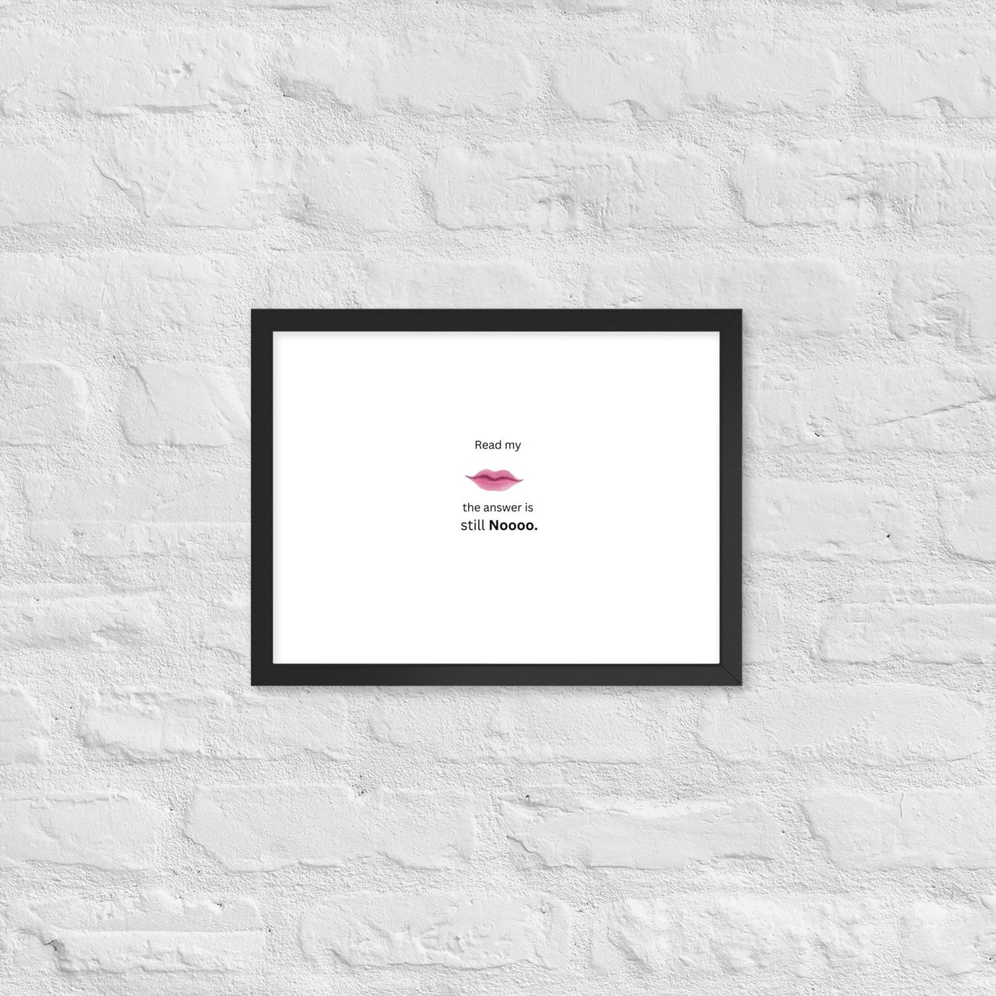 Black Framed Poster - 12×16
