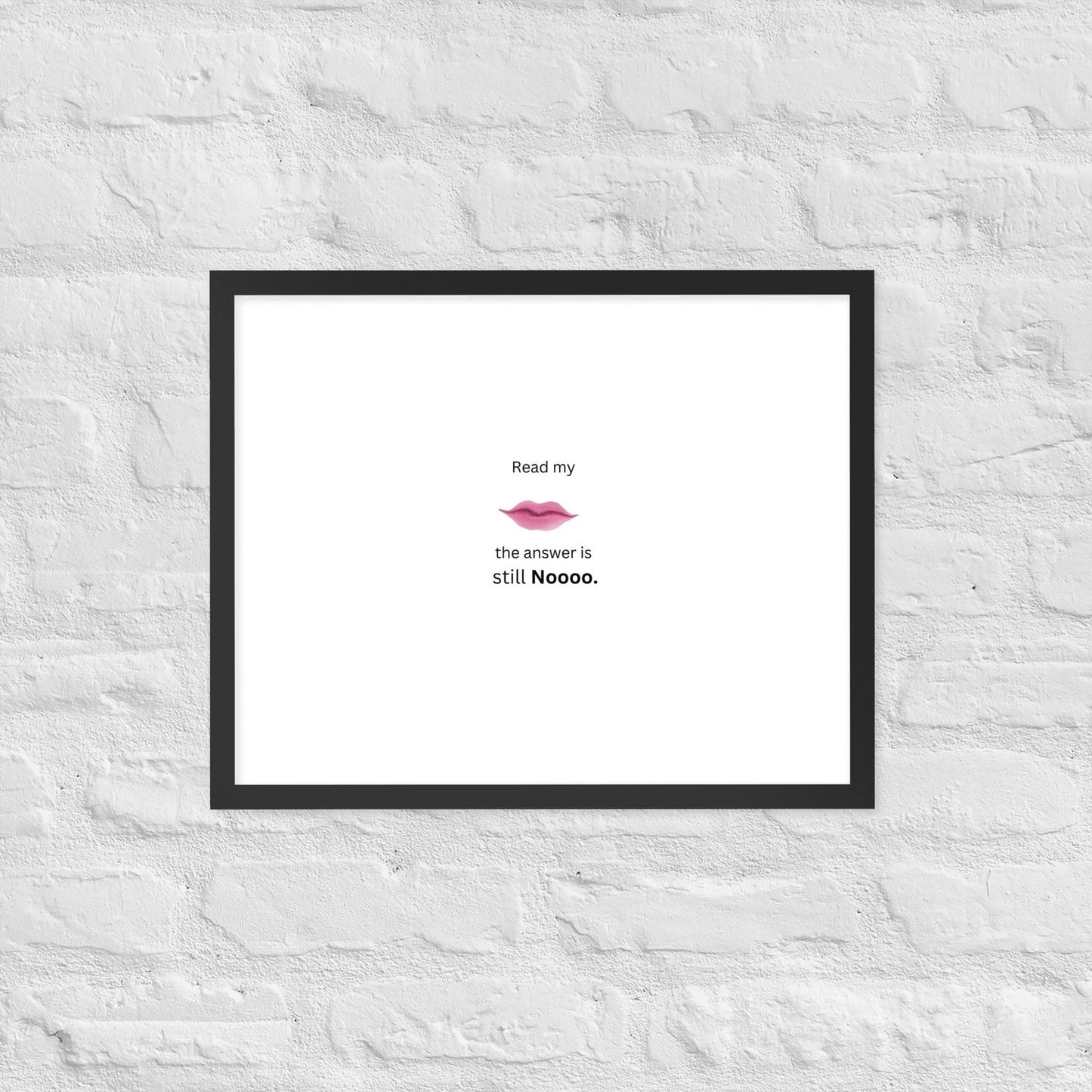 Black Framed Poster - 16×20