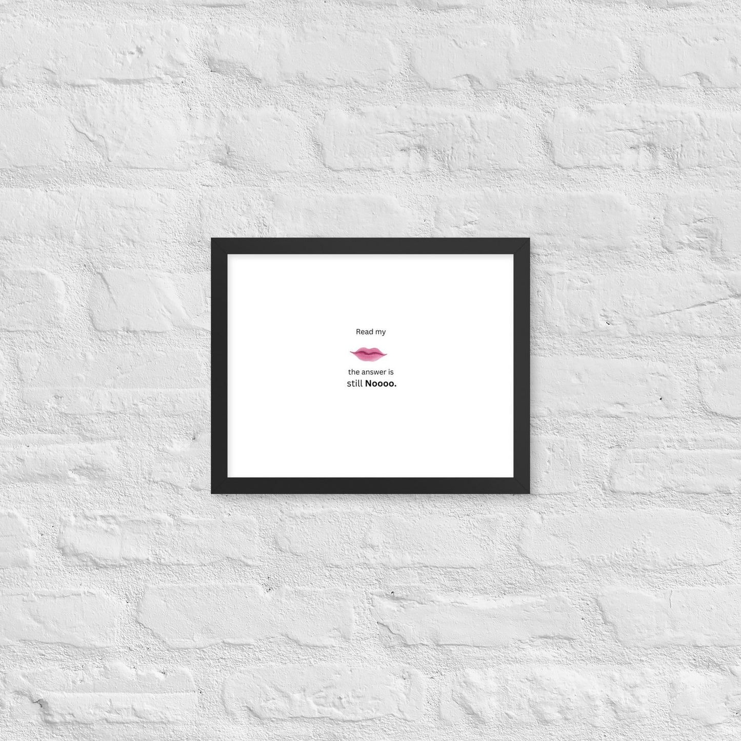Black Framed Poster - 11×14