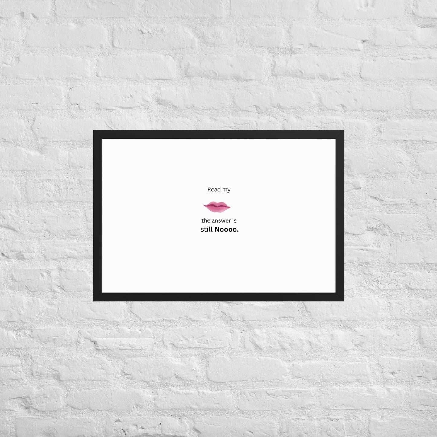 Black Framed Poster - 20×30