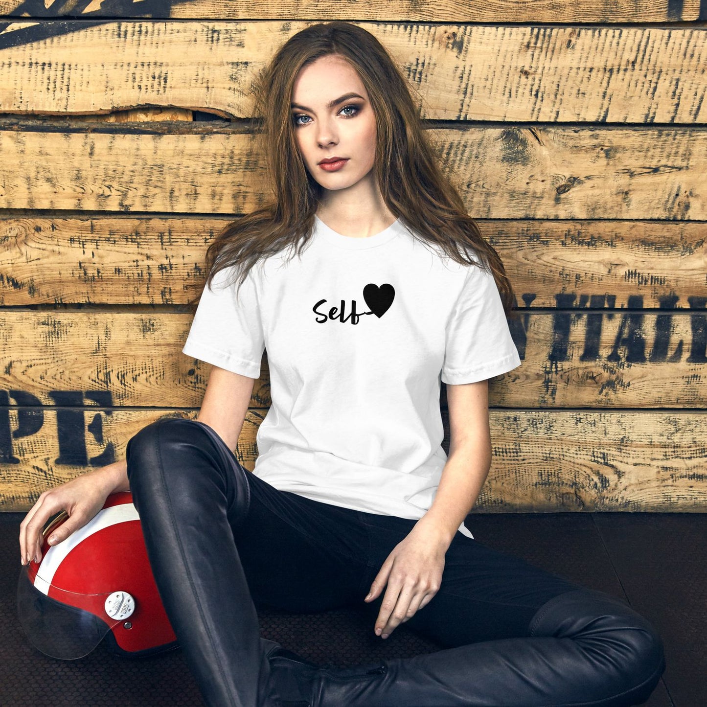 White Unisex T-Shirt - White - L