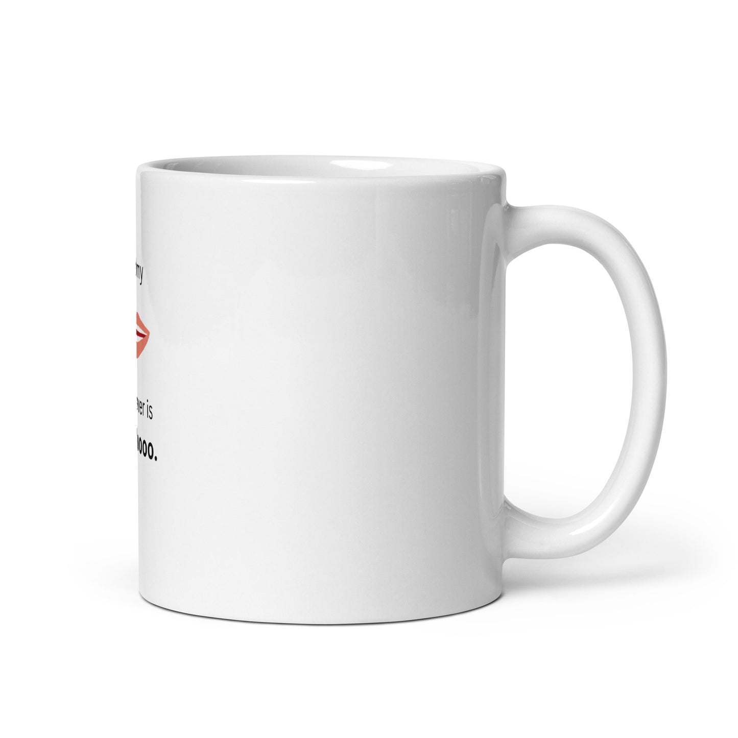 White Glossy Coffee Cup
