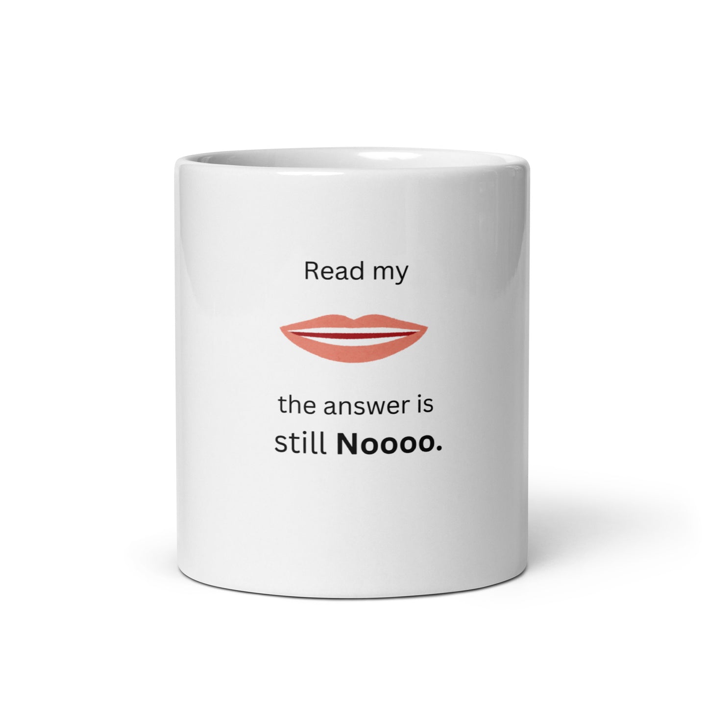 White Glossy Coffee Cup
