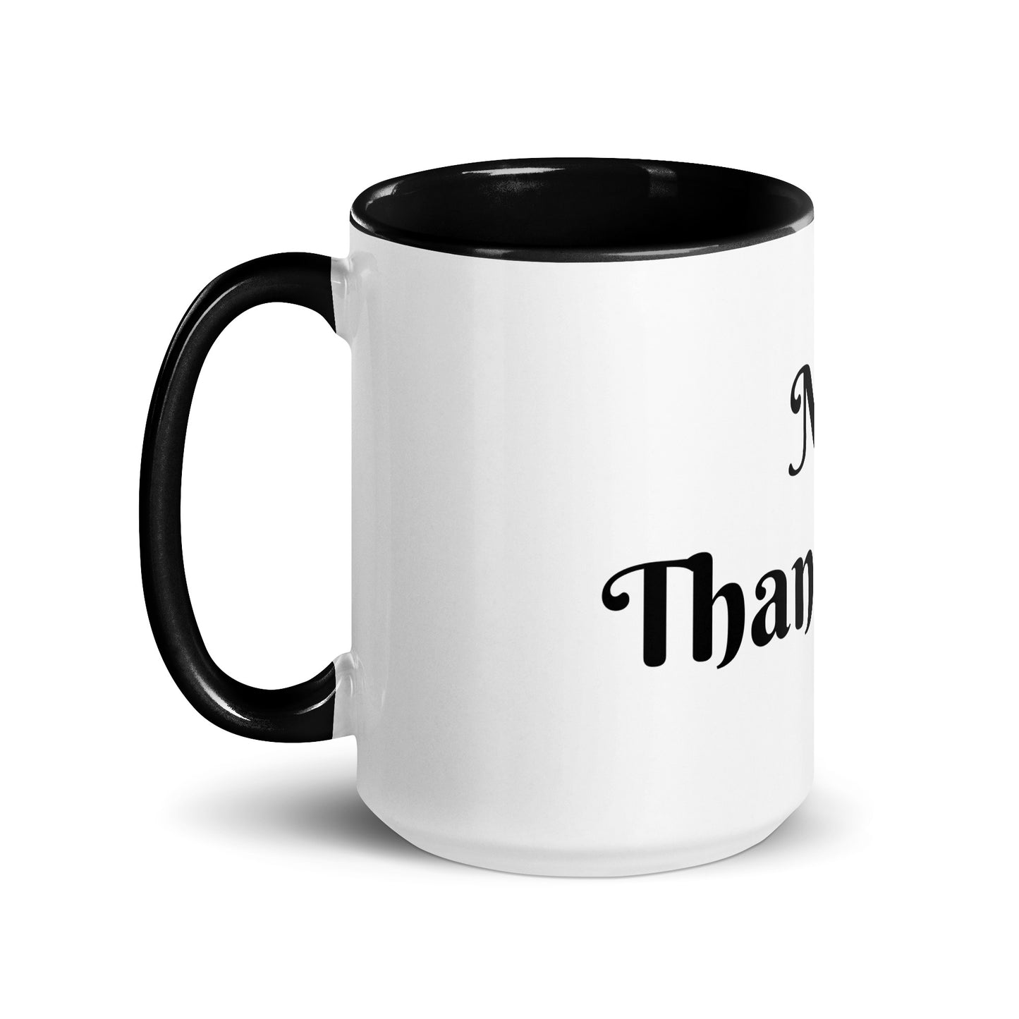White Ceramic Cup with Color Inside