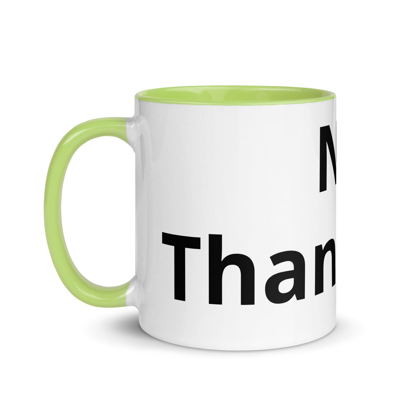 White Ceramic Cup with Color Inside