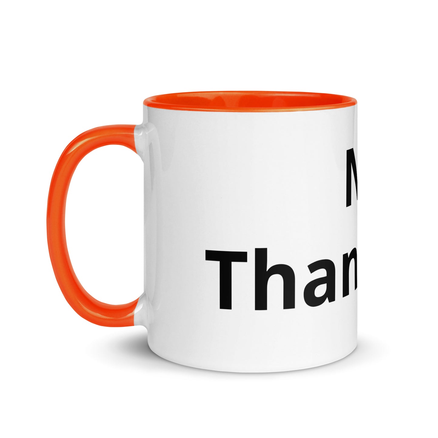 White Ceramic Cup with Color Inside