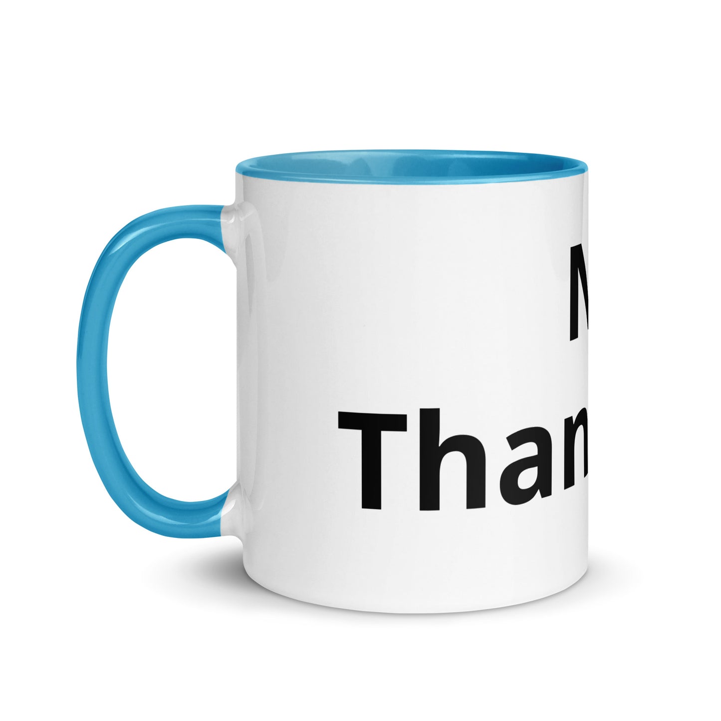 White Ceramic Cup with Color Inside